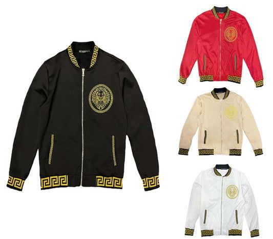 Mens Black and Gold Detail Track Suit bestfashion mn