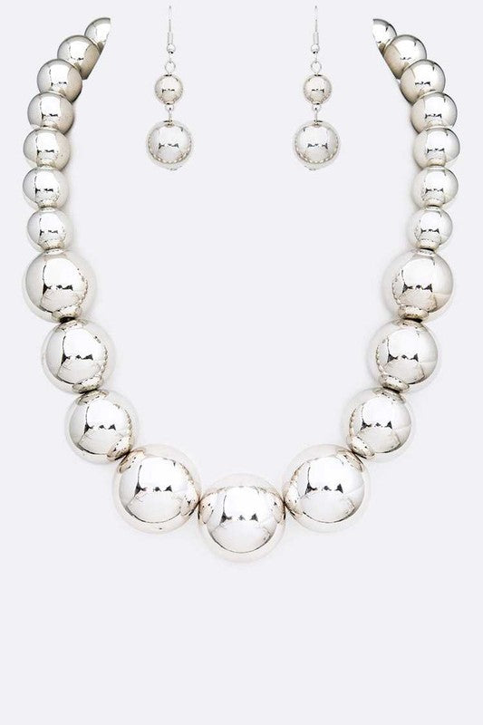 Shiny Beads Iconic Collar Necklace Set bestfashion mn