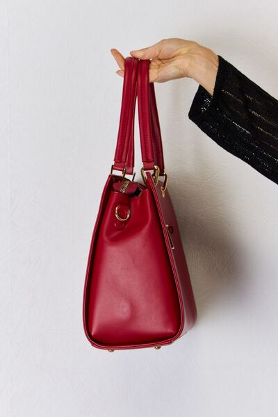 David Jones Texture PU Leather Handbag