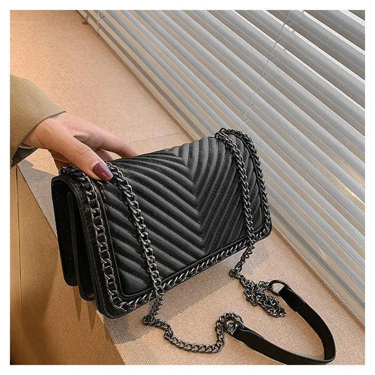 Embroidered thread chain portable small square bag shoulder bag bestfashion mn