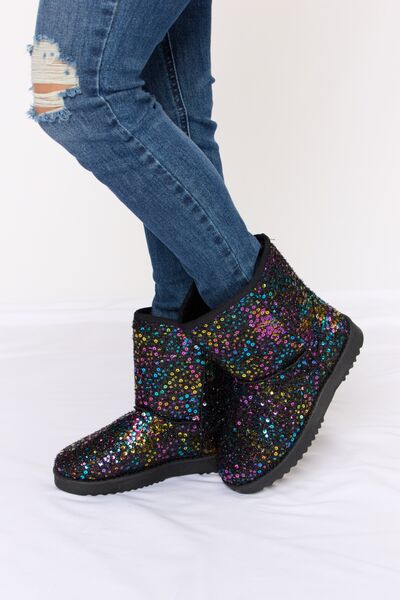 Forever Link Sequin Thermal Flat Boots