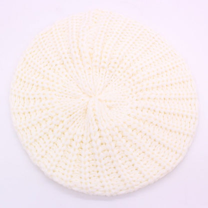 Knitted Cable Knit Fashion Beret