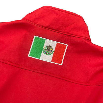 Mexico Embroidered Soft Shell Jacket