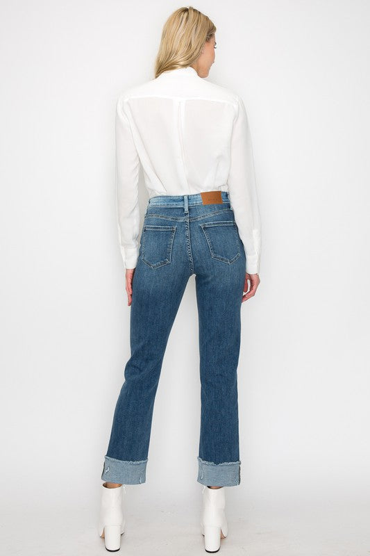 Plus Sizes - High Rise Straight JEANS